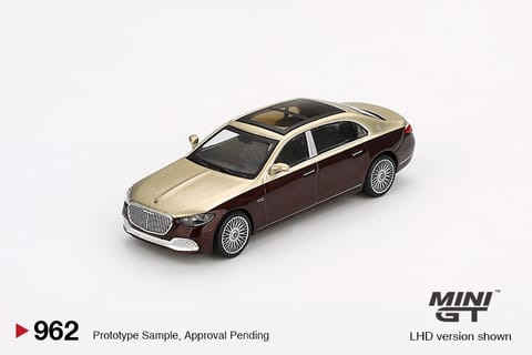 Mini GT 962 Mercedes-Maybach S680 Gold/ Dark Red Metallic