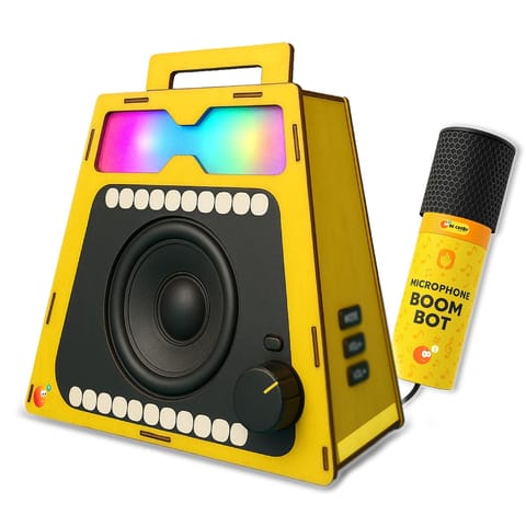 Becre8v Boom Bot DIY Bluetooth Speaker with Microphone