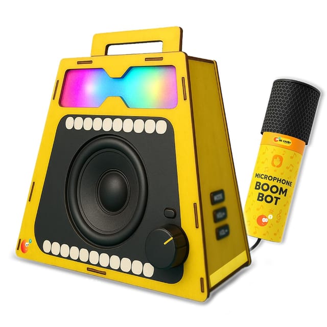 Becre8v Boom Bot DIY Bluetooth Speaker with Microphone