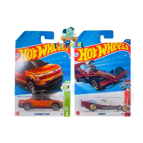 Hot Wheels Silverado EV RST And Madfast