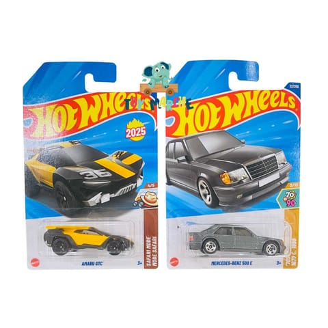 Hot Wheels Amaru GTC And Mercedes-Benz 500 E