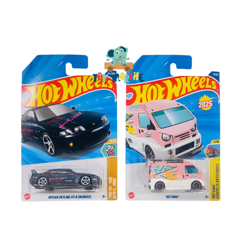 Hot Wheels Nissan Skyline GT-R (BCNR33) And Kei Swap