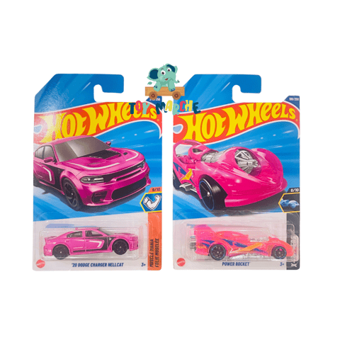 Hot Wheels '20 Dodge Charger Hellcat And Power Rocket