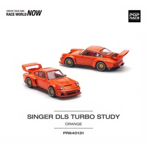 Pop Race Porsche Singer 911 (964) DLS Turbo Study Orange PR640131