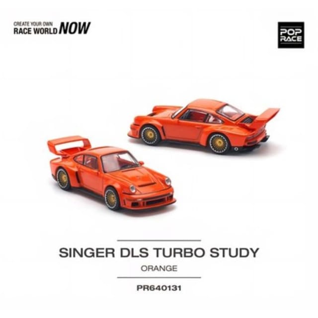 Pop Race Porsche Singer 911 (964) DLS Turbo Study Orange PR640131