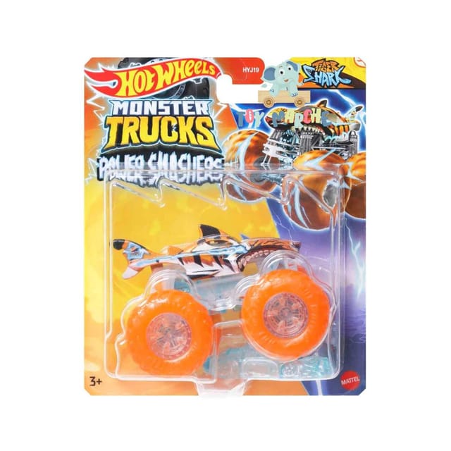 Hot Wheels Monster Trucks Power Smashers Tiger Shark