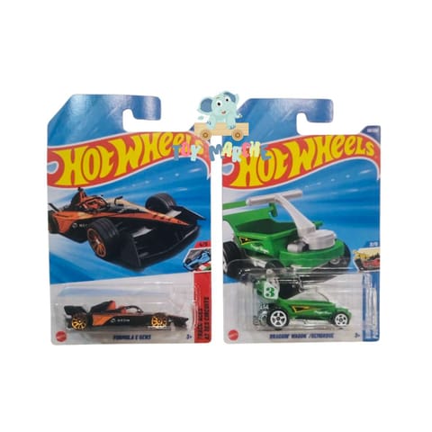 Hot Wheels Formula E Gen3 And Draggin' Wagon / Remorque