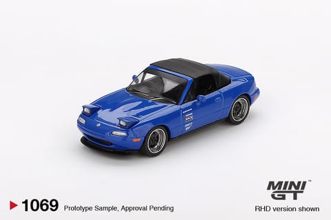 Mini GT 1069 Mazda Miata MX-5 (NA) Tuned Version Dark Blue
