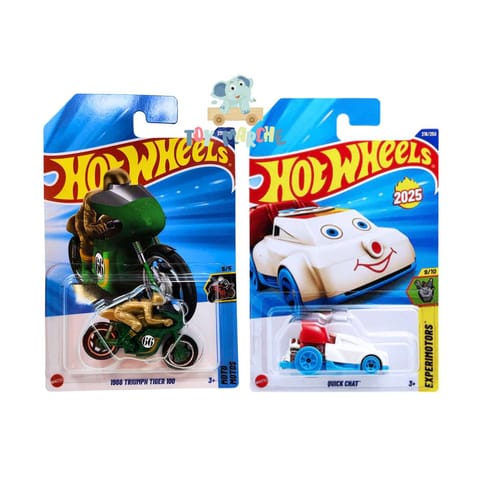 Hot Wheels 1966 Triumph Tiger 100 And Quick Chat