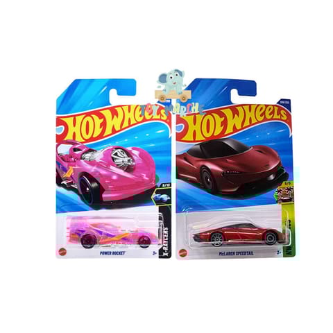 Hot Wheels McLaren Speedtail And Power Rocket