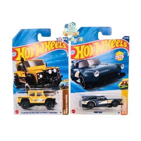 Hot Wheels '15 Land Rover Defender Double Cab And Gone Mad