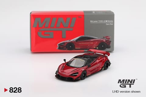 Mini GT 828 McLaren 720S LB★Works Gem Red