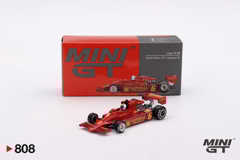 Mini GT 808 Lotus 78 #6 Gunnar Nilsson 1977 Japanese GP