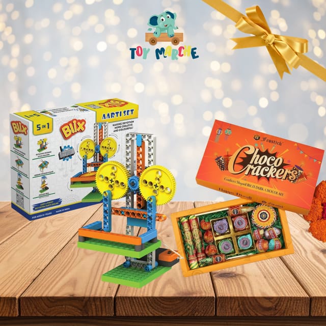 Blix Aarti Set Robotic And Choco Crackers