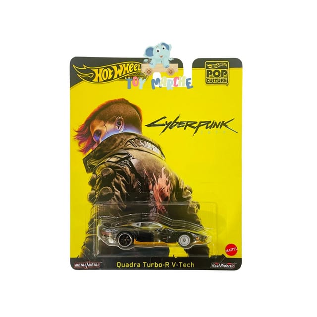 Hot Wheels Premium Cyperpunk - Quadra Turbo-R V-Tech
