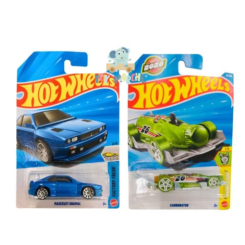 Hot Wheels Maserati Shamal And Carbonator