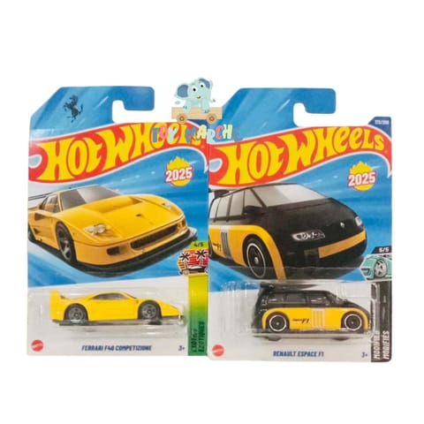 Hot Wheels Ferrari F40 Competizione And Renault Espace F1
