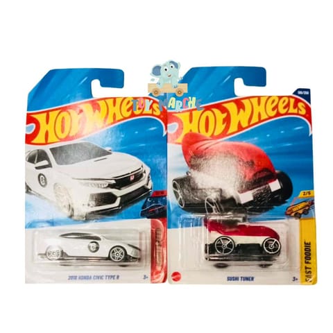 Hot Wheels Sushi Tuner And 2018 Honda Civic Type R