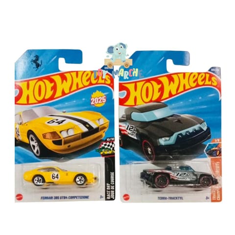 Hot Wheels Ferrari 365 GTB4 Competizione And Terra Tracktyl