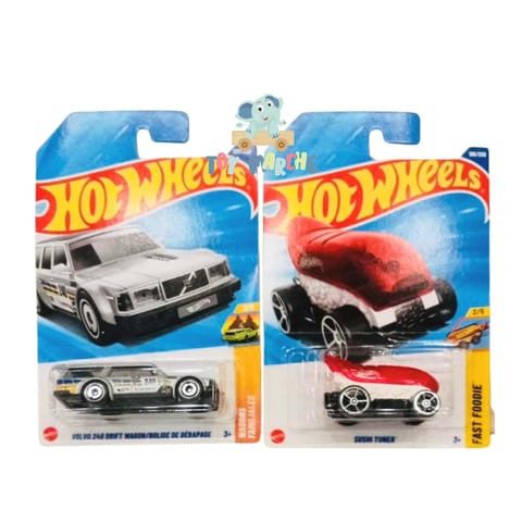 Hot Wheels Sushi Turner And Volvo 240 Drift Wagon