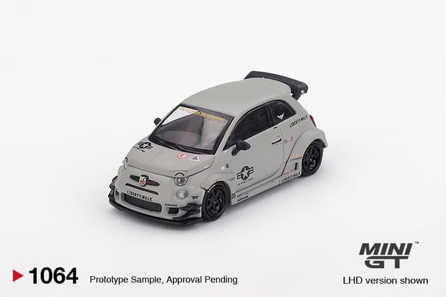 Mini GT 1064 Abarth 595 LB-WORKS x Abas Works Fighters