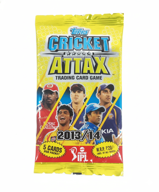 Topps Cricket Attax Trading Card Game 2013/14 - 1 Flow Pack of 5 cards