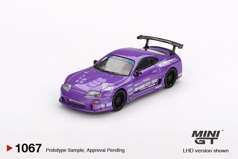 Mini GT 1067 Toyota Supra (A80) Top Secret GT-300 Top Secret Purple