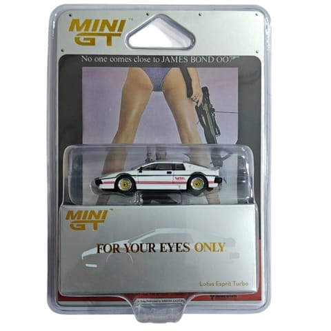 Mini GT 907 Lotus Espirit Turbo White For Your Eyes Only