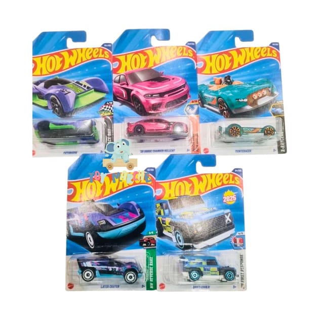 Hot Wheels Futurismo, '20 Dodge Charger Hellcat, Monteracer, Later Crater And Drift Ended