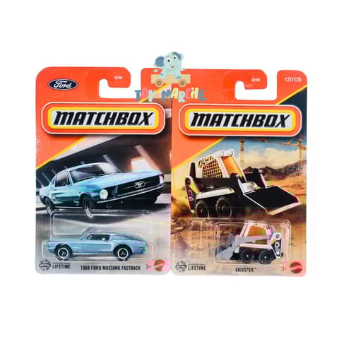 Matchbox 1968 Ford Mustang Fastback And Skidster
