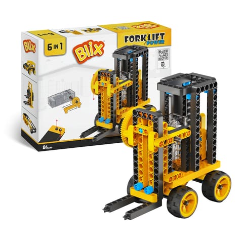 BLIX Forklift Motorized Construction Set
