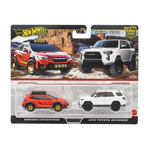 Hot Wheels Car Culture Subaru Crosstek and 2018 Toyota 4runner