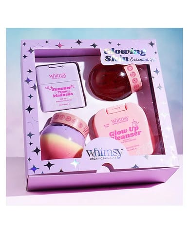 Whimsy Glowing Skin Essential Kit - Pack of 4
