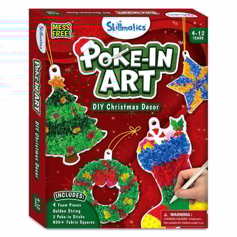 Skillmatics Poke-in Art: DIY Christmas Decor | No Mess Art for Kids