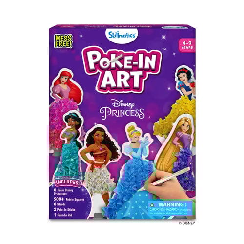 Skillmatics Poke-in Art: Disney Princess | No Mess Art for Kids