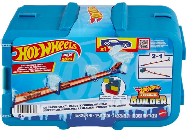 Hot Wheels Track Builder Ice Crash Pack