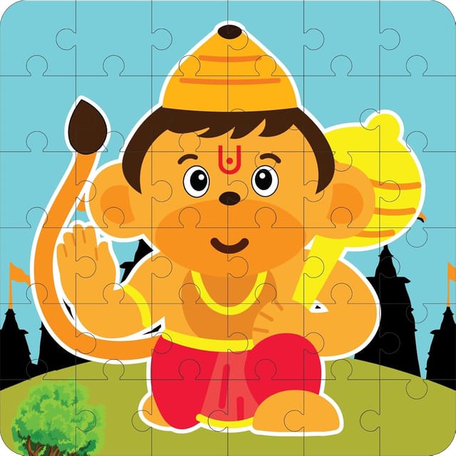 Modi Toys Baby Hanuman 2 in 1 Puzzle Set