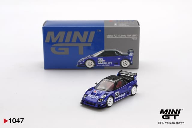 Mini GT 1047 Mazda AZ-1 Liberty Walk LB40 PILOT