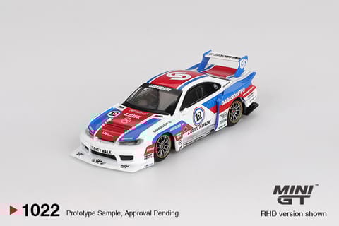 Mini GT 1022 Nissan LB-Super Silhouette S15 SILVIA GARASIDRIFT x LBWK 2025