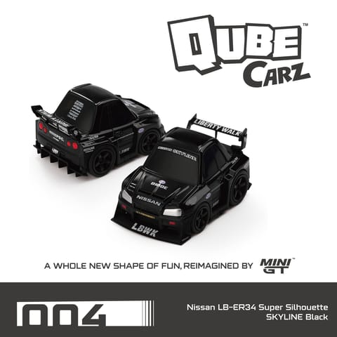 Nissan LB-ER34 Super Silhouette SKYLINE Black Blister