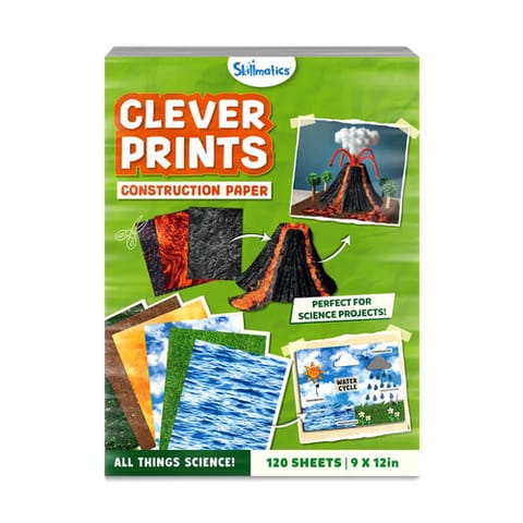 Skillmatics Clever Prints: All Things Science! | Construction Paper