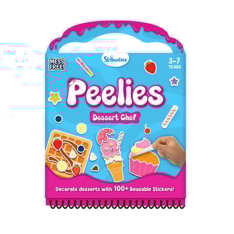 Skillmatics Peelies: Dessert Chef | Reusable Sticker Activity Book