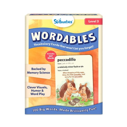 Skillmatics Wordables: Level 3 | Vocabulary Flash Cards for SAT Prep