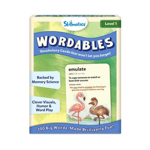 Skillmatics Wordables: Level 1 | Vocabulary Flash Cards