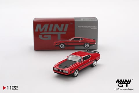 Mini GT 1122 Ford Mustang Mach1 1971 Race Red
