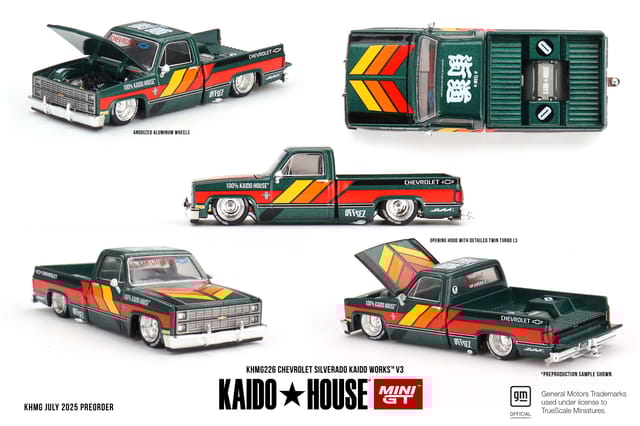 Mini GT Kaido House 226 Chevrolet Silverado KAIDO WORKS V3