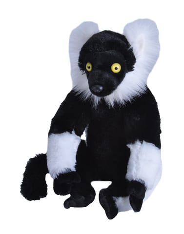 Wild Republic  Black White Ruffed Lemur 12'