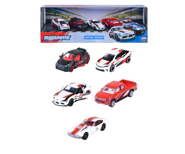 Majorette Japan Racer 5-car Giftpack