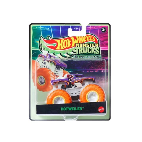 Hot Wheels Monster Trucks Glow in the Dark Hotweiler