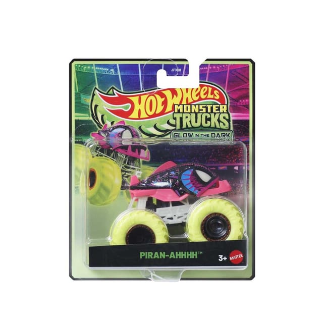 Hot Wheels Monster Trucks Glow in the Dark Piran-Ahhhh